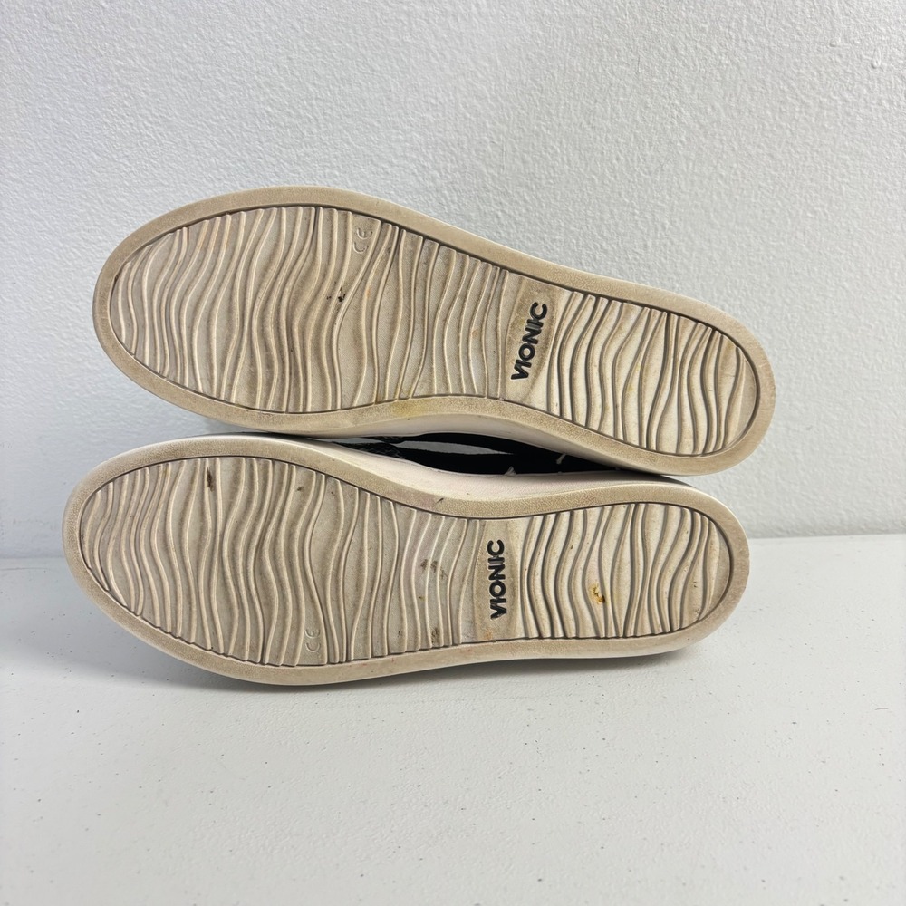 Vionic Midi Slip On Sneakers Snakeskin Print Suede Orthopedic Comfort Women  8 - Picture 7 of 11